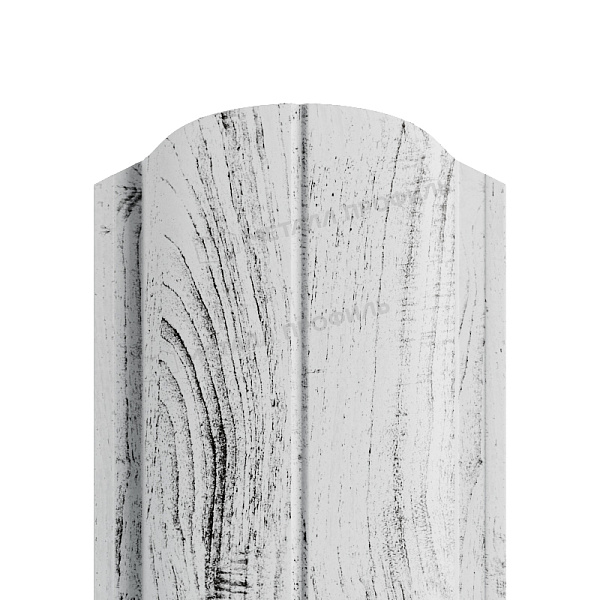 Штакетник металлический МЕТАЛЛ ПРОФИЛЬ ELLIPSE-O 19х126 (ECOSTEEL_MA-01-Беленый Дуб-0.5), стоимость ― 192.15 ₽: купить в Курске.