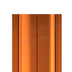 Штакетник металлический МЕТАЛЛ ПРОФИЛЬ ELLIPSE-T 19х126 (AGNETA-03-Copper\Copper-0.5)