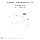 Планка карнизная 100х69х2000 (ПЭ-01-1014-0.4)